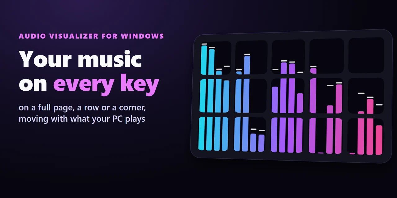 Audio Visualizer for Windows：Stream Deck を音楽に合わせて動かす