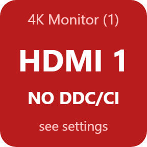 No DDC/CI