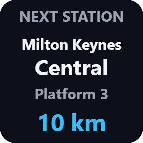 Station in km