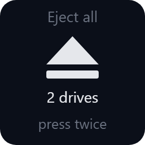 Eject All, keep your backup